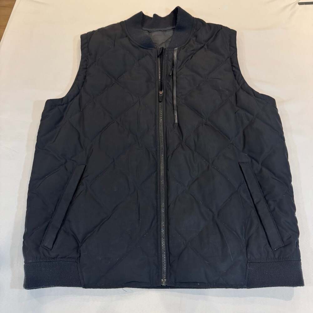 Nike Sportswear Men's Down Filled Quilted Bomber Vest Black 678273-010